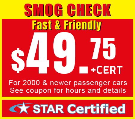 Smog Check coupon